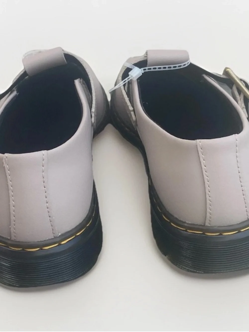 Dr. Martens Taupe Platform Mary Jane Shoes Womens US 9 New